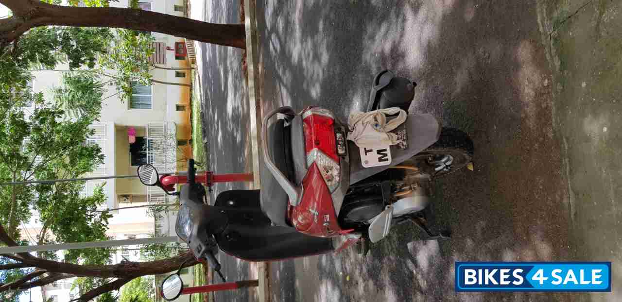 Cherry Red Honda Activa i