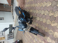 Blue & Black Bajaj Discover 100