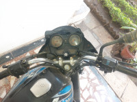 Blue & Black Bajaj Discover 100