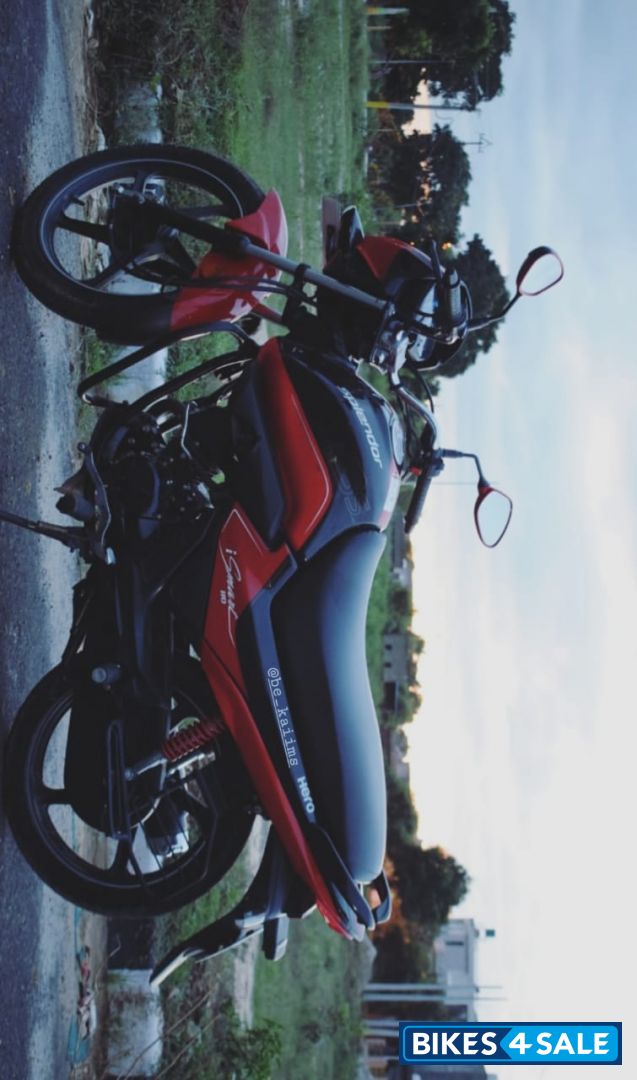 Black Red Hero Splendor iSmart 110