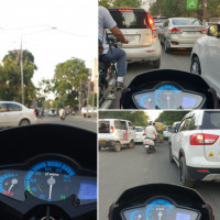 Black Red Hero Splendor iSmart 110