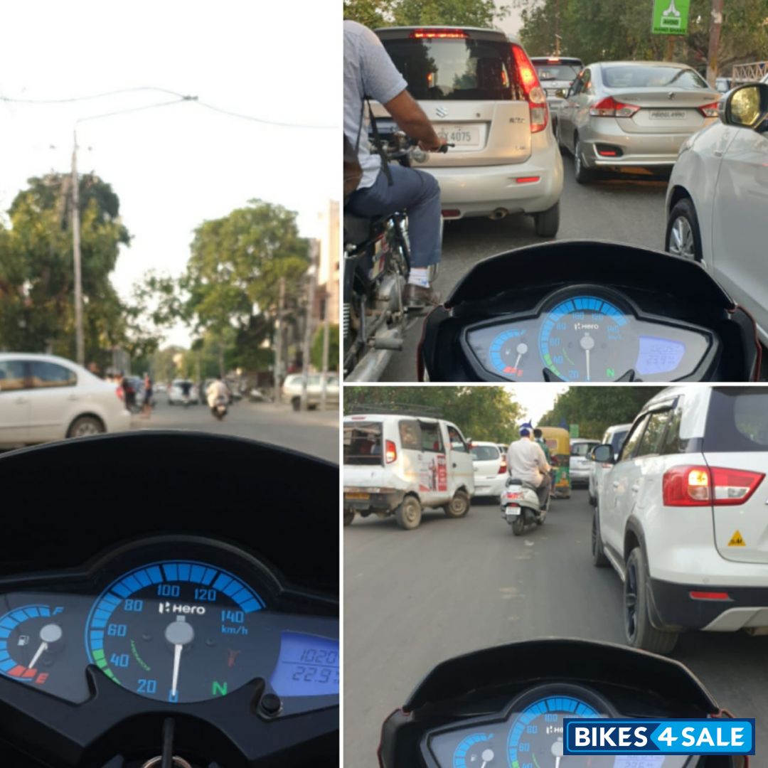 Black Red Hero Splendor iSmart 110