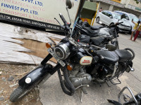 Black Royal Enfield Classic 350 Single Channel BS6