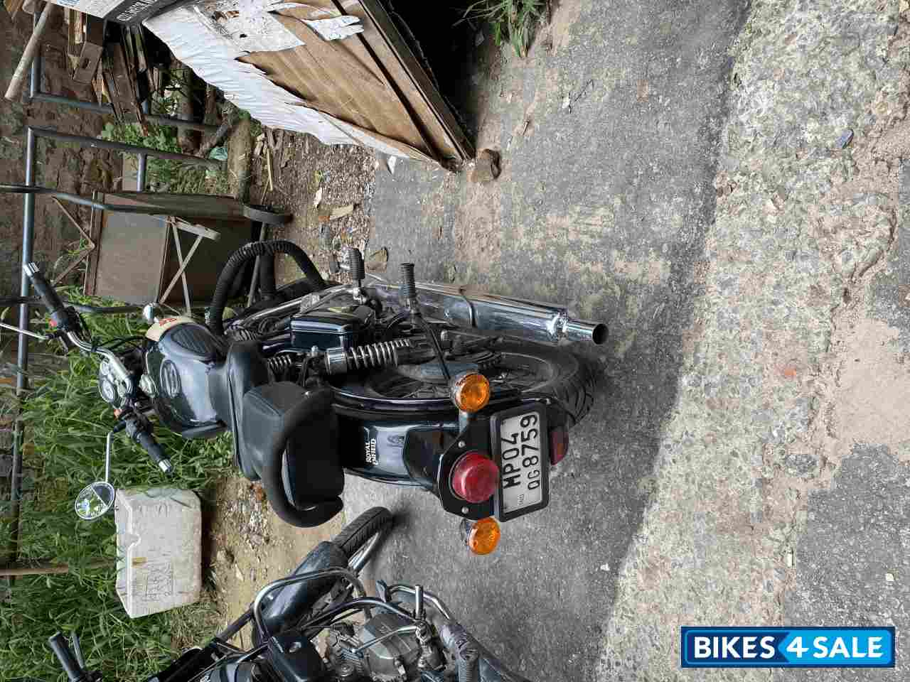 Black Royal Enfield Classic 350 Single Channel BS6 Black Royal Enfield Classic 350 Single Channel BS6