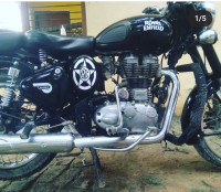 Black Royal Enfield Classic 350 BS VI