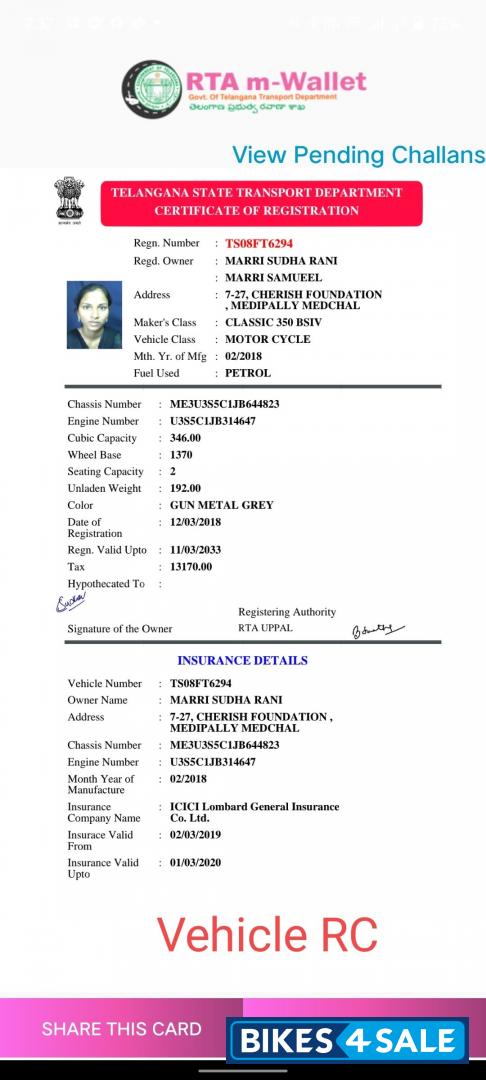 Gunmetal Gray Royal Enfield Classic Gunmetal Grey