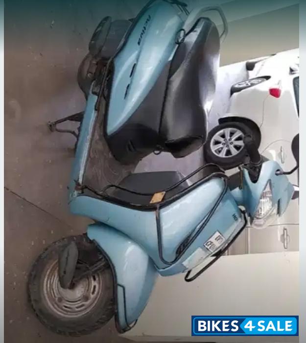 Blue Met Honda Activa