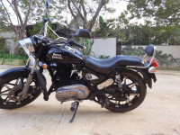 Black Royal Enfield Thunderbird