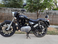 Black Royal Enfield Thunderbird