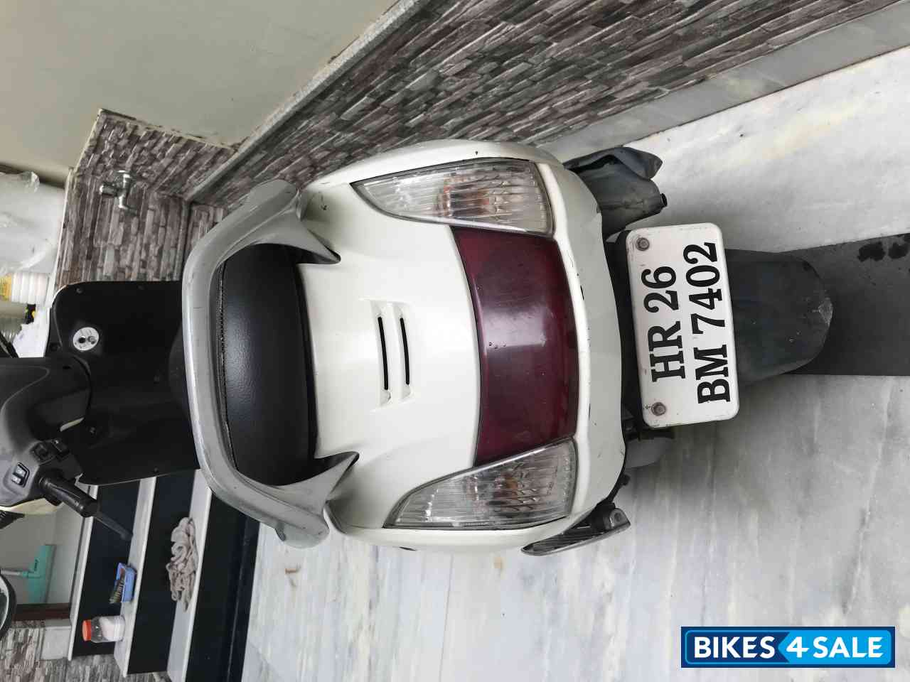 White Honda Activa White Honda Activa
