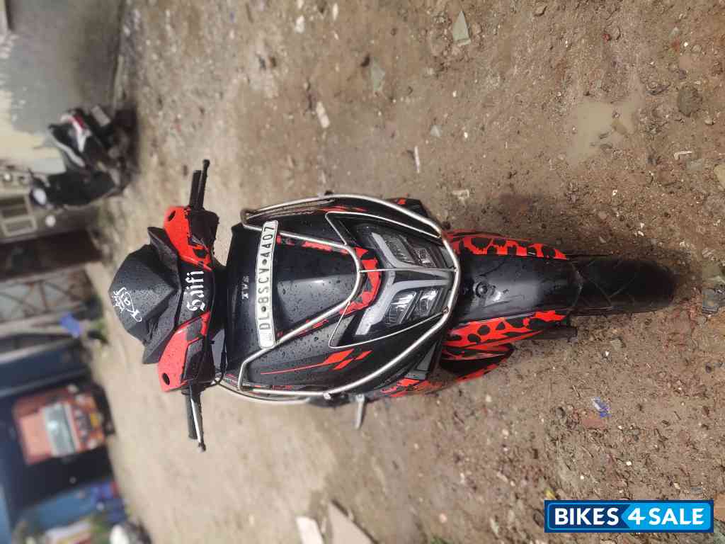 Red And Black TVS NTORQ 125 Race Edition