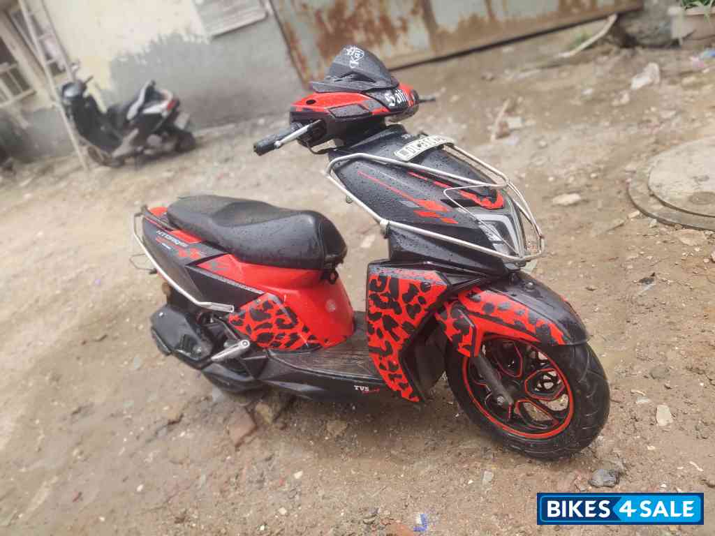 Red And Black TVS NTORQ 125 Race Edition