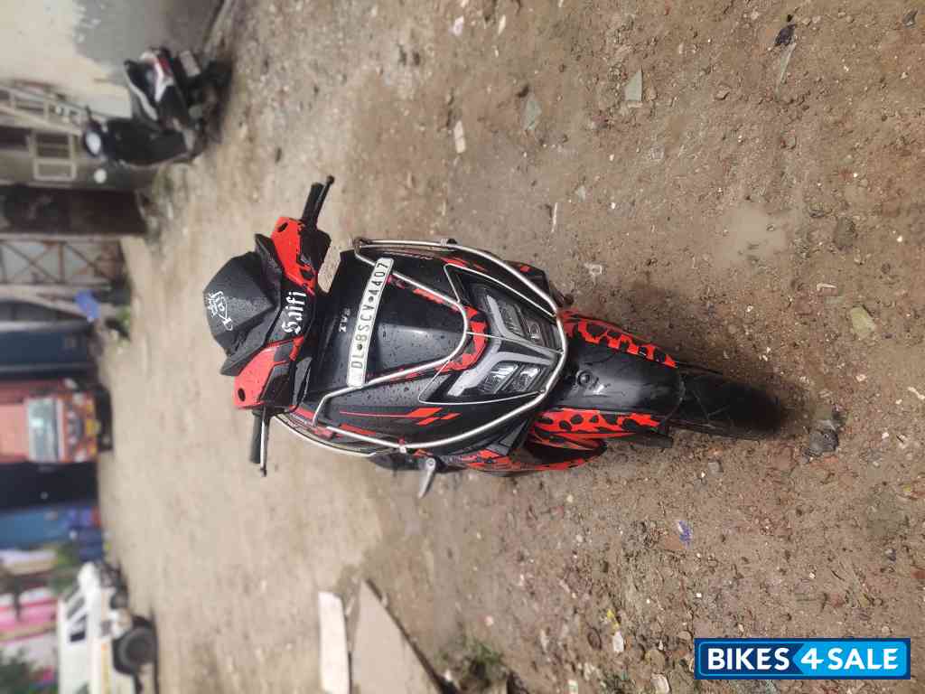 Red And Black TVS NTORQ 125 Race Edition