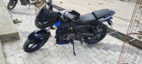 Black Blue Bajaj Pulsar 150 Twin Disc BS6