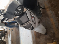 White Grey Yamaha Fascino