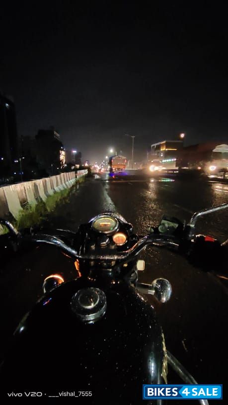 Black Royal Enfield Bullet Electra