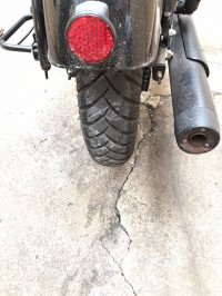 Whimsical White Royal Enfield Thunderbird X 350