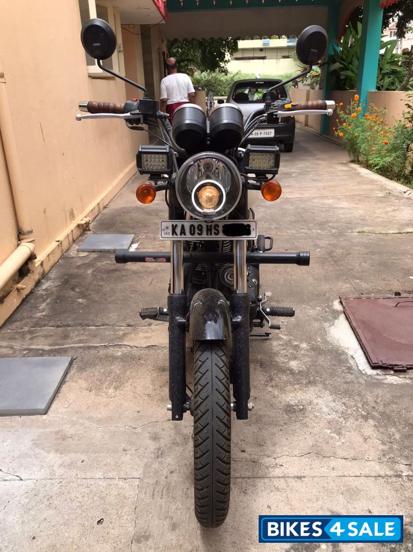 Whimsical White Royal Enfield Thunderbird X 350