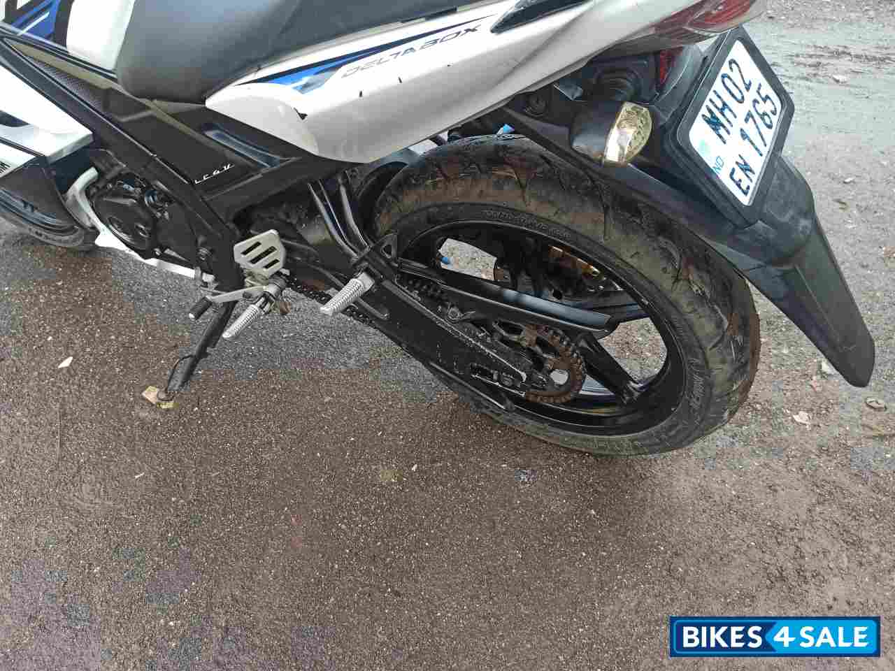 White And Blue Yamaha YZF R15 S