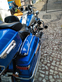Electric Blue Harley Davidson Road King