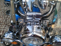 Electric Blue Harley Davidson Road King