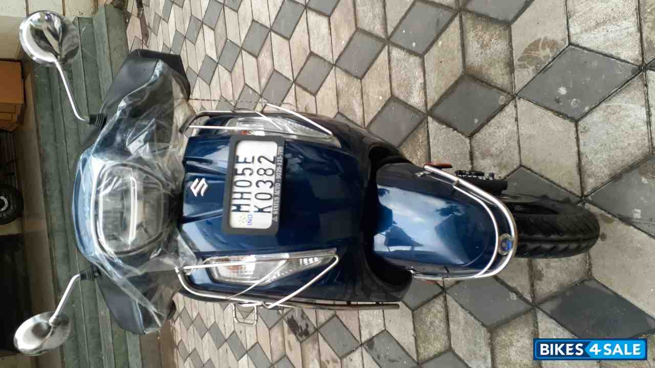 Greenish Blue Suzuki Access 125 Special Edition BS6