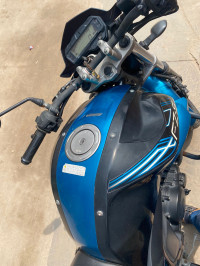 Blue Yamaha FZ-S FI V2