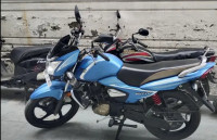 Matt Blue TVS Victor Premium Edition