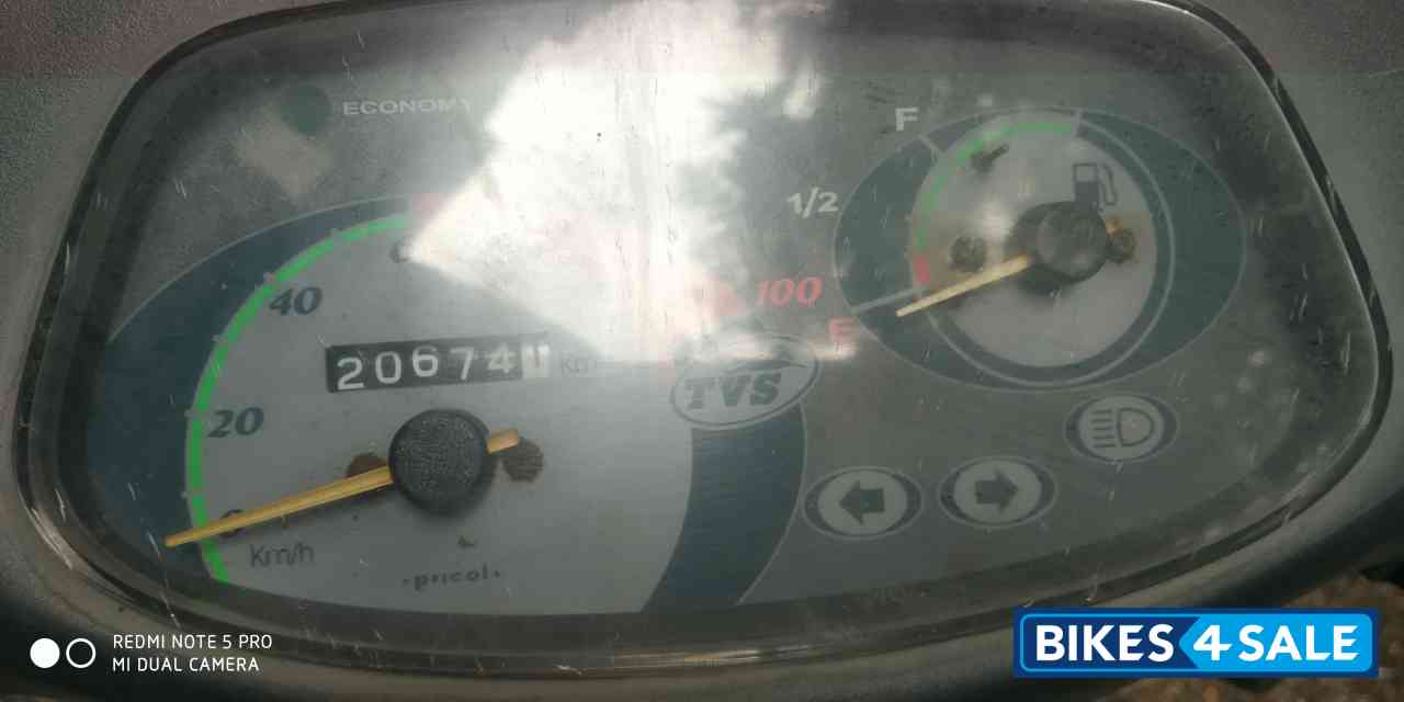 Black TVS Scooty Pep Plus