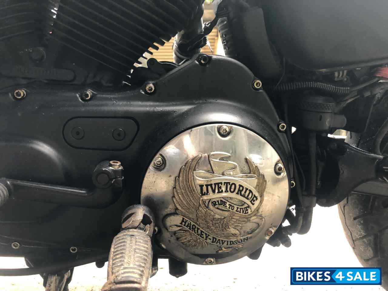 Black Harley Davidson XL 883L Sportster