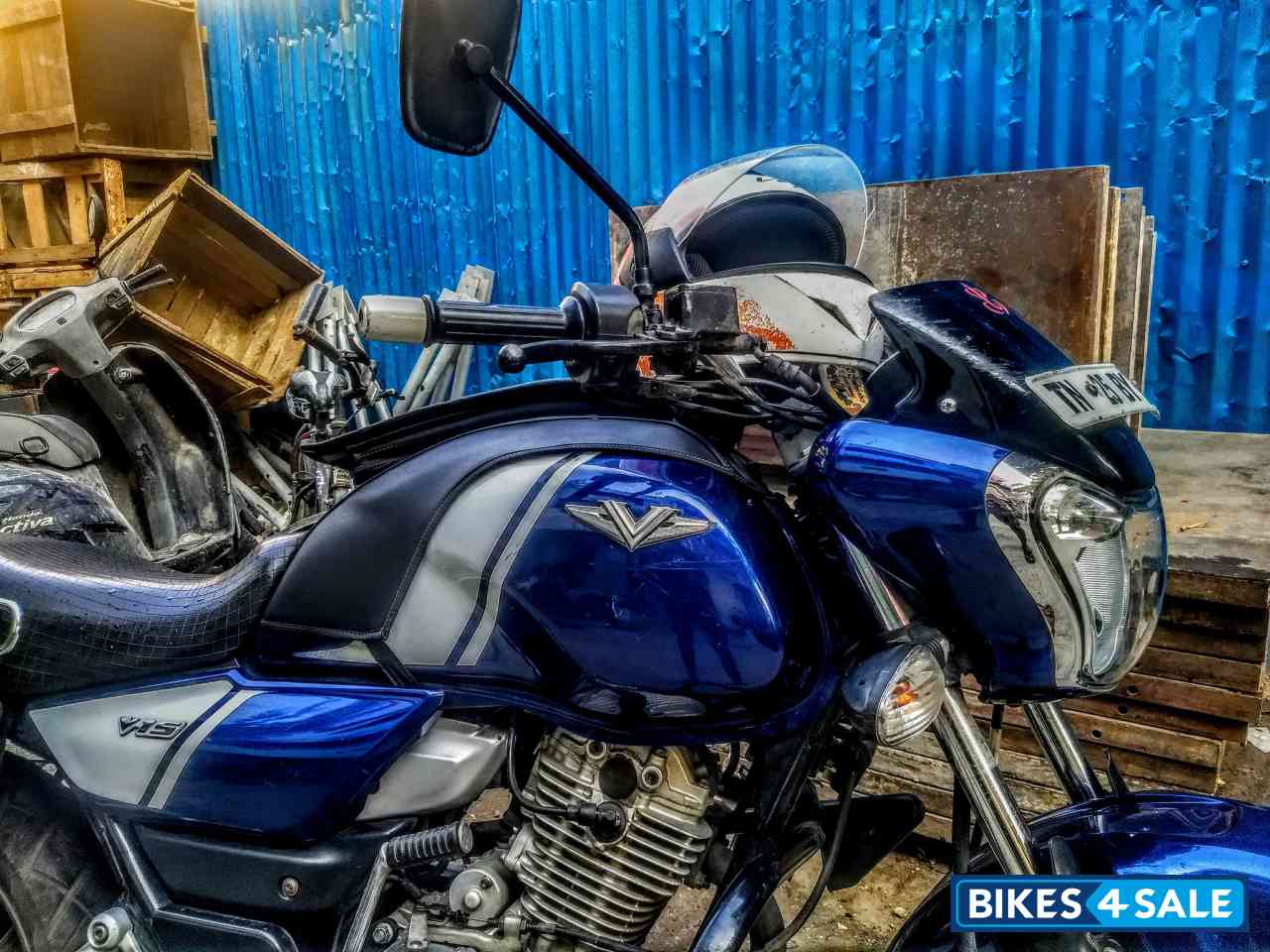 Navy Blue Bajaj V15