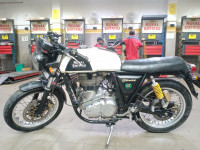 White Royal Enfield Continental GT 535