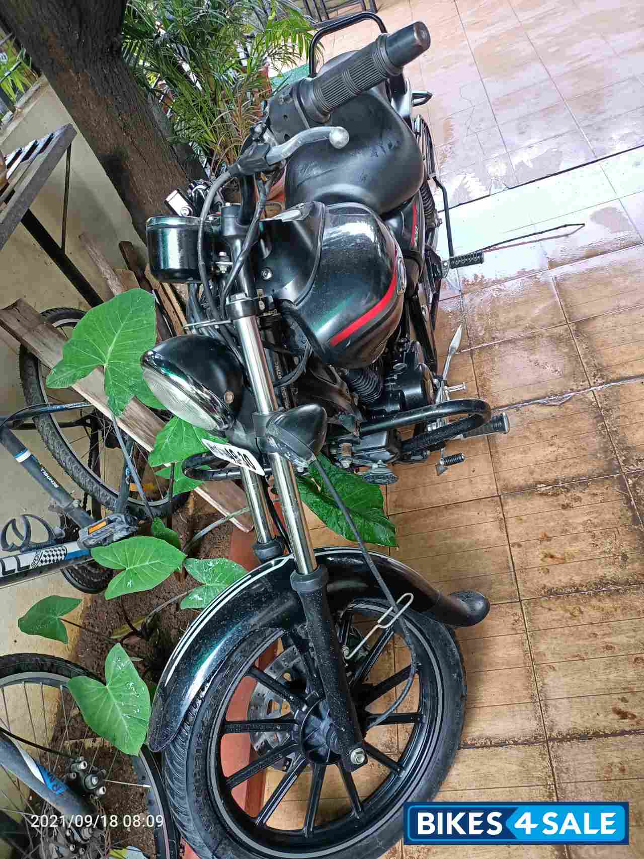 Black Bajaj Avenger