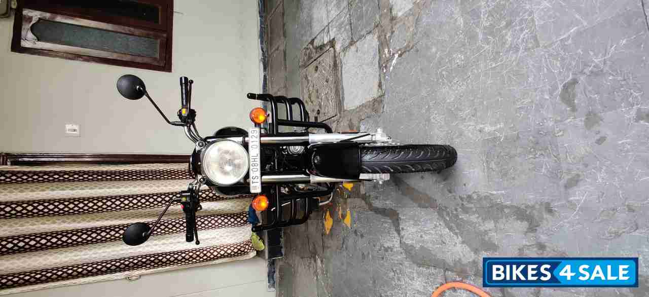 Pure Black Royal Enfield Classic 350 Dual Channel BS6