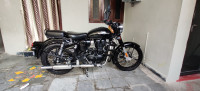 Pure Black Royal Enfield Classic 350 Dual Channel BS6
