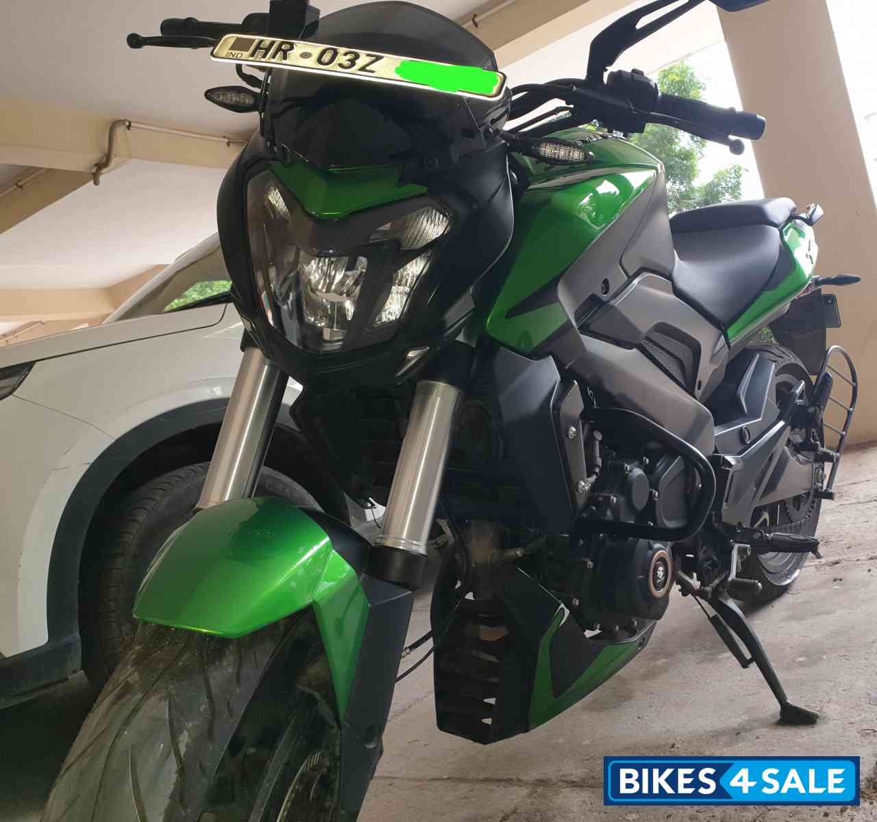 Green Bajaj Dominar 400 ABS BS6