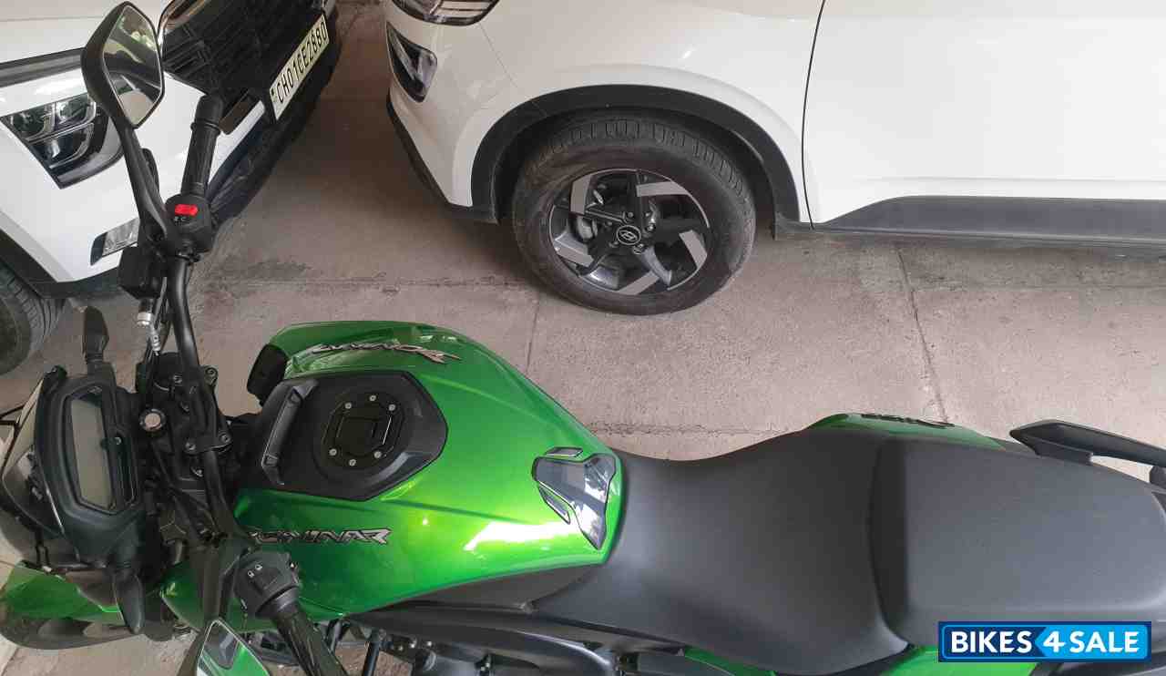 Green Bajaj Dominar 400 ABS BS6