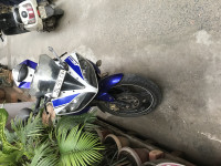 White Blue Yamaha YZF R15 V2