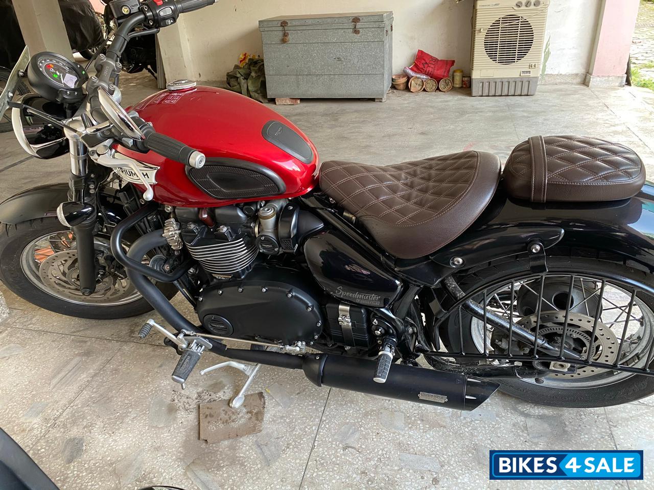 Red/ Black Triumph Speedmaster