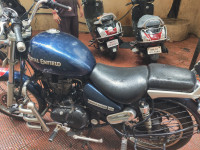 Blue Royal Enfield Thunderbird 500
