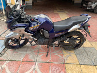 Blue Yamaha Fazer