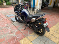 Blue Yamaha Fazer
