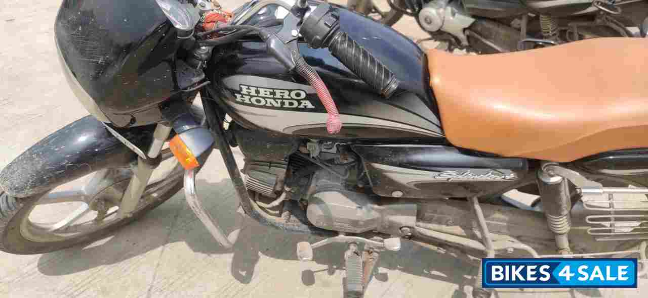 Silver Black Hero Splendor