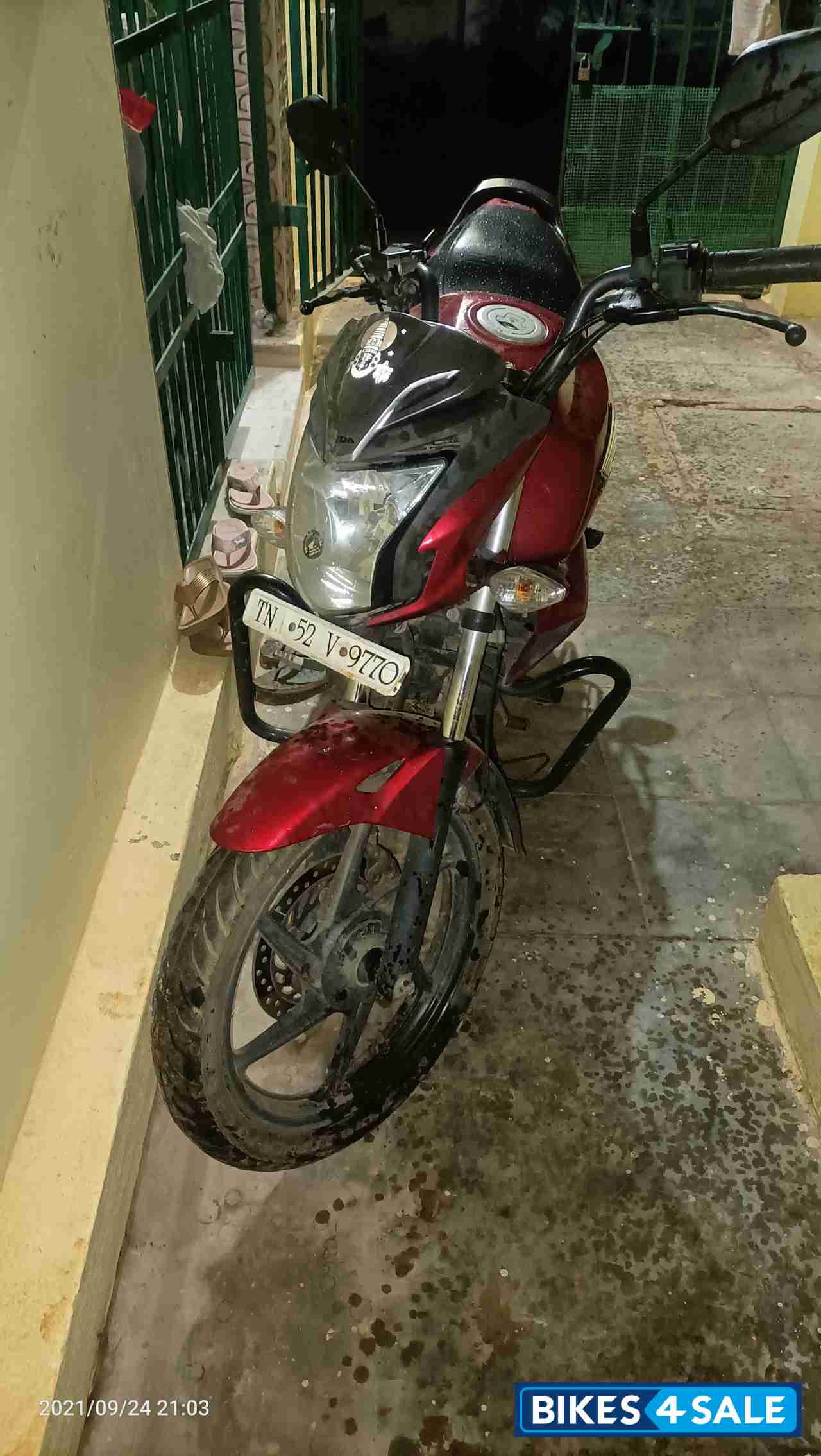 Red Honda CB Trigger