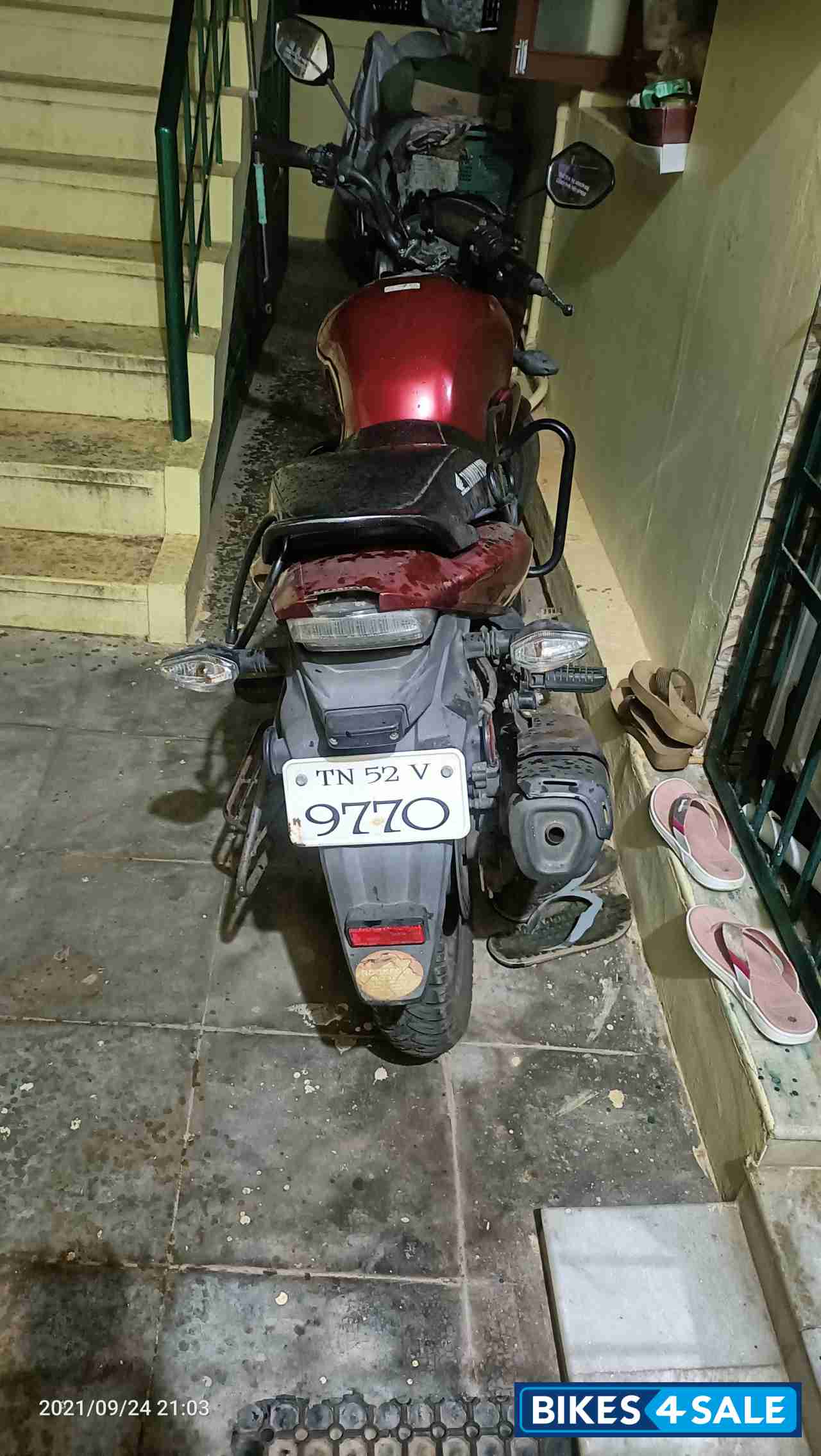 Red Honda CB Trigger