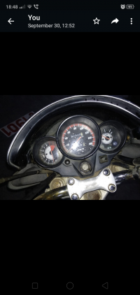 Silver Honda Unicorn