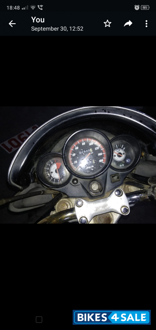 Silver Honda Unicorn