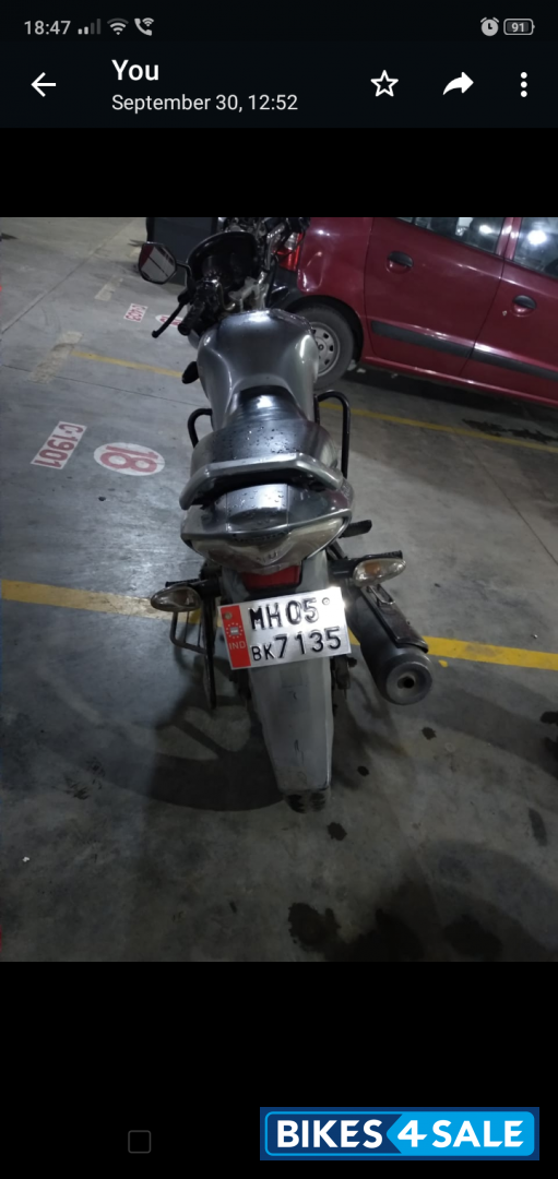 Silver Honda Unicorn