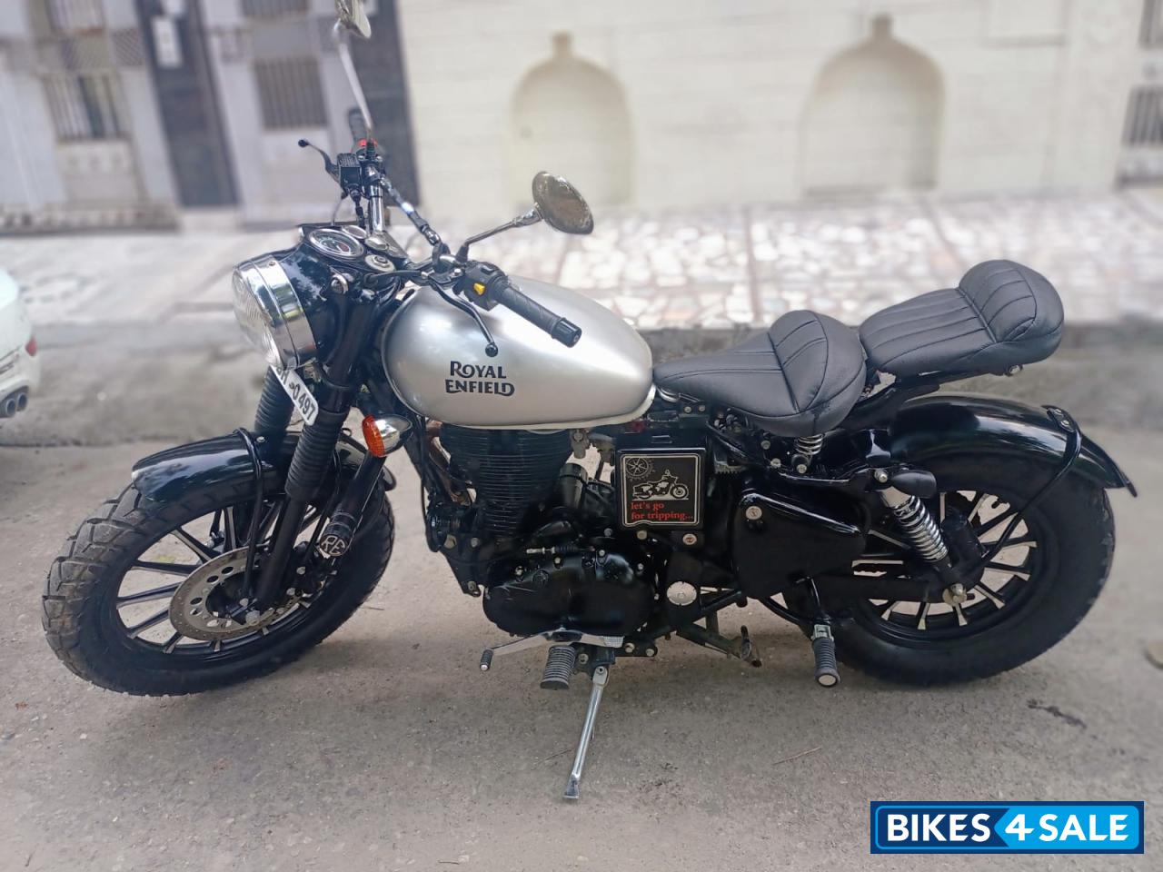 Silver Royal Enfield Classic 350