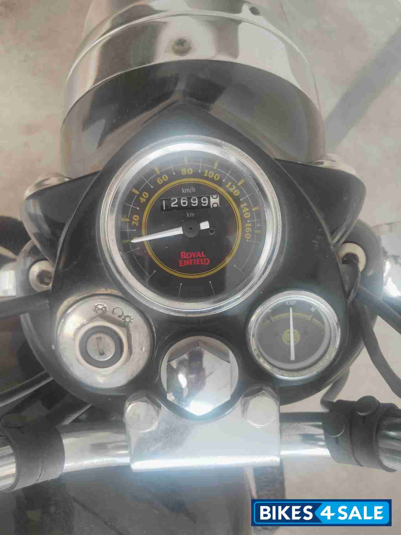 Black Royal Enfield Bullet Electra